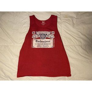 BUDWEISER Tank Top Mens Officially Licensed Anheuser-Busch Brew City Size XL